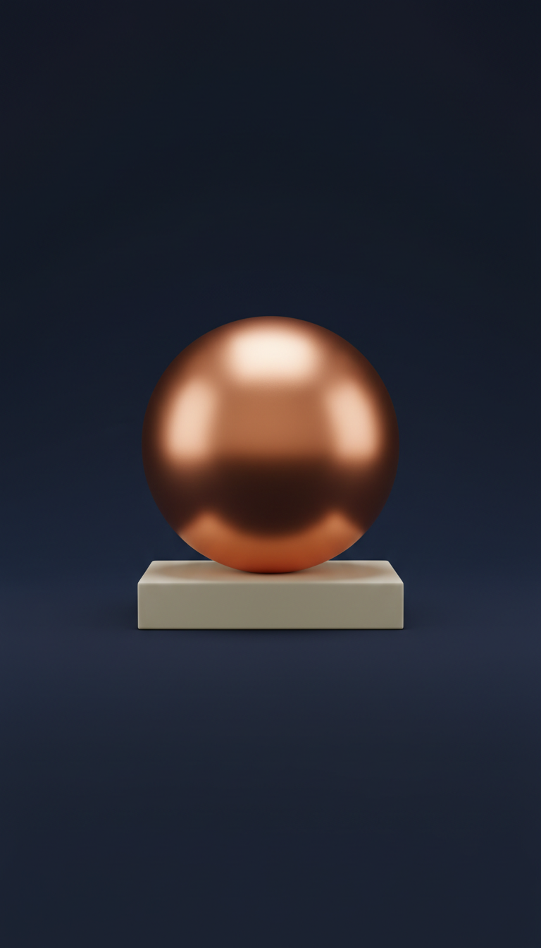Polished Metal Orb Accent