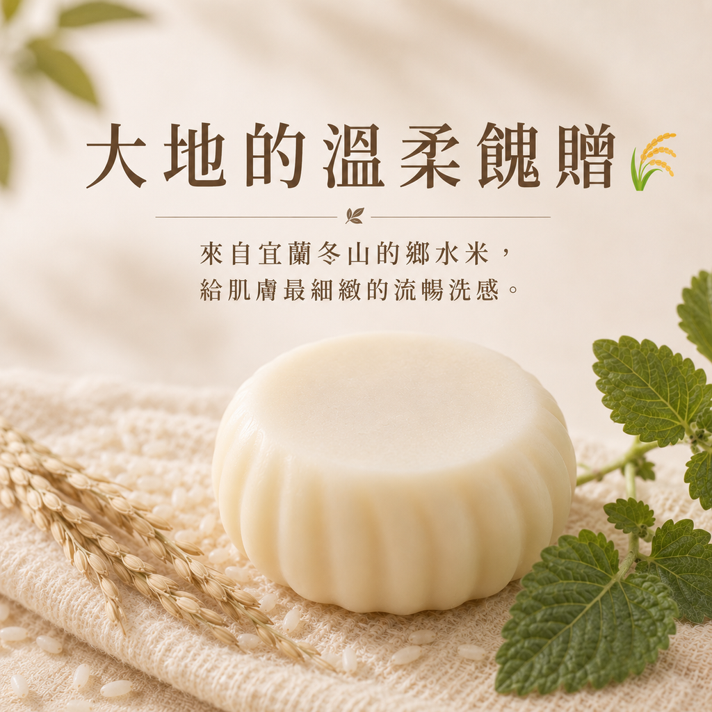 鄉水米皂 Gentle Rice Handmade Soap