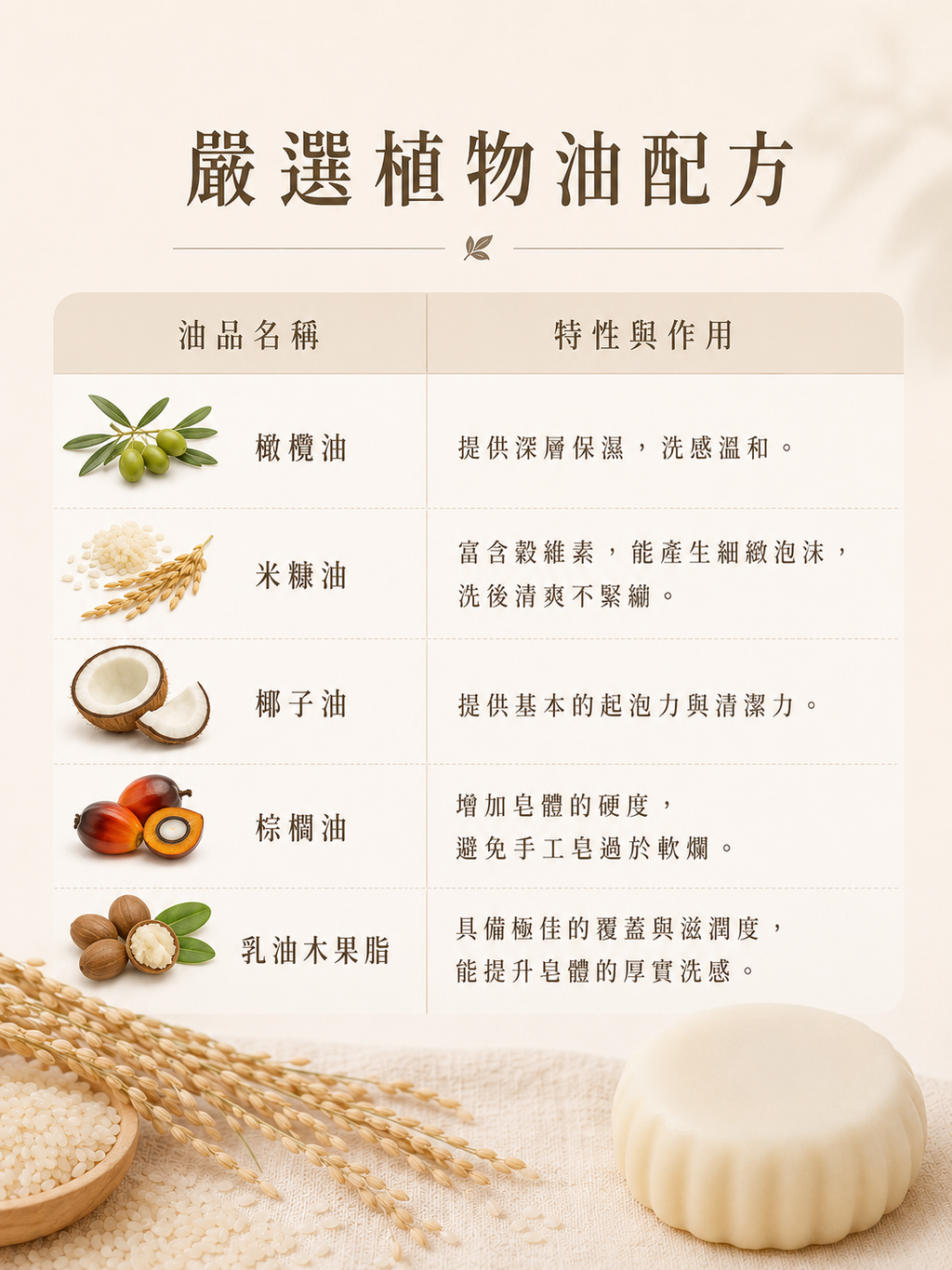 鄉水米皂 Gentle Rice Handmade Soap